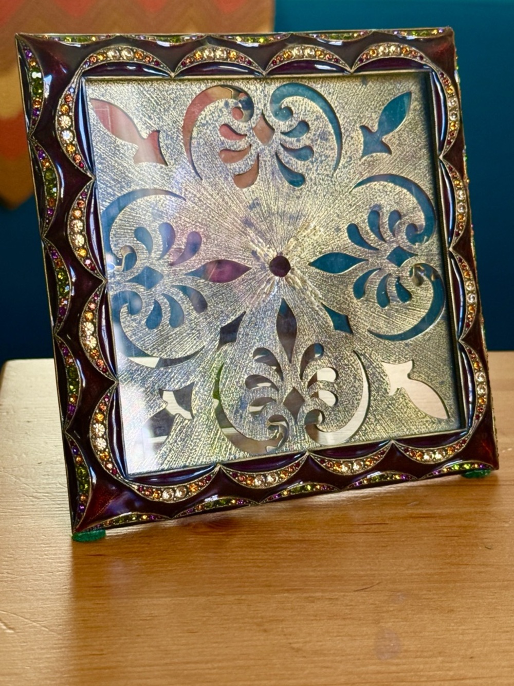Jay Strongwater 2001 embellished crystal picture frame